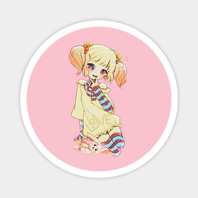 anime loli girl Magnet by claire83